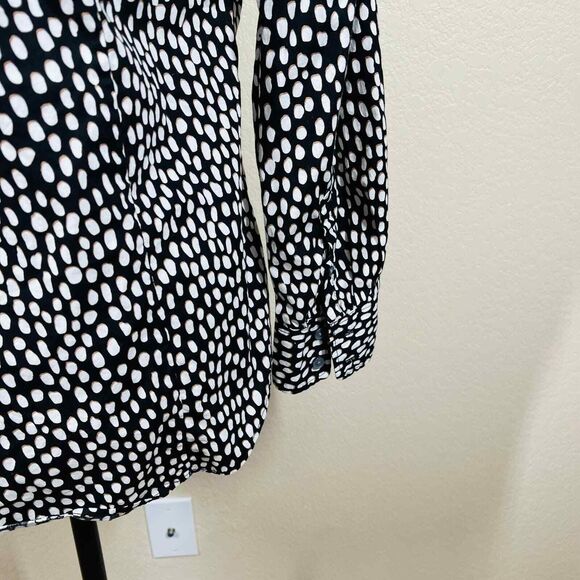 J crew brown shirt Button-up stretch cotton poplin shirt in signature fit size M - Picture 10 of 15